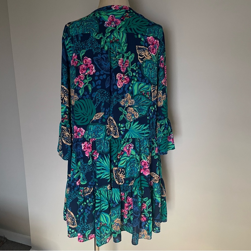Lily Pulitzer low tide navy Gabriel dress size 6 - Picture 4 of 8